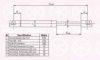 FIAT 0000046783650 Gas Spring, boot-/cargo area